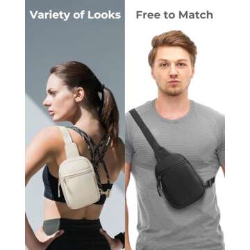 CHOLISS Small Sling Bag for Women and Men - Trendy & Versatile