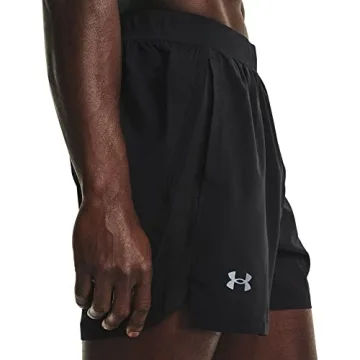 Under Armour Men's Launch 5-Inch Shorts, Black Reflective