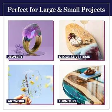 Unicone Art Epoxy Resin Kit - Non-Toxic, Odor-Free, Crystal Clear