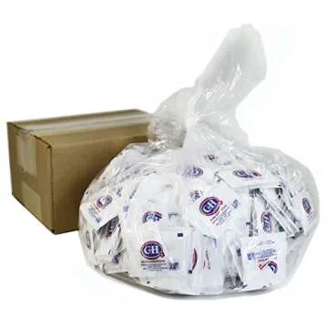 C&H Pure Cane Granulated Sugar Packets, Pack of 500