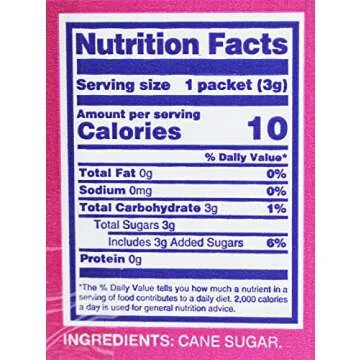 C&H Pure Cane Granulated Sugar Packets, Pack of 500