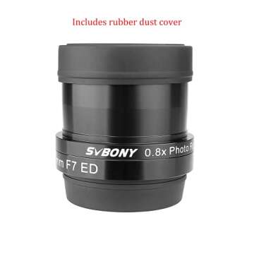 SVBONY SV193 Focal Reducer 2 Inch 0.8X Field Flattener Telescope Accessory for SV503 80mm F7 ED Telescope