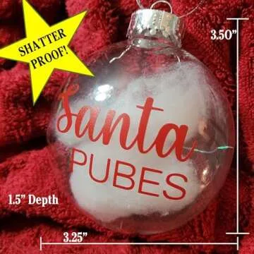 Funny Christmas Ornaments 2024, Funny Ornaments Adults, Naughty Santa Ornaments, Ugly Christmas Ornaments, Naughty Christmas Ornaments, Inappropriate Christmas Ornaments, Unique Christmas Ornaments