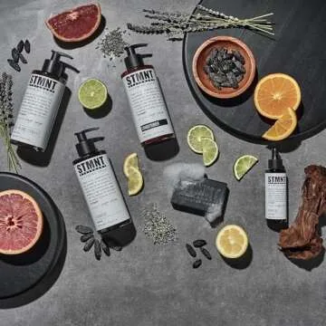 STMNT Grooming Goods Conditioner, 9.3 oz,Softens Hair,Restores Shine,Moisturizing Formula,Activated Charcoal & Menthol,All Hair Types