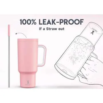 Meoky 40 oz Tumbler: Insulated, Leak-proof & Stylish