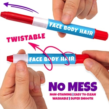 Blue Squid Face Paint Crayons - Vibrant Washable Fun