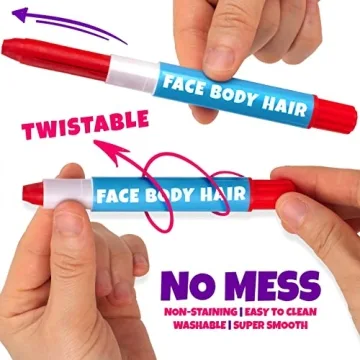 Blue Squid Face Paint Crayons - Vibrant Washable Fun