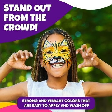 Blue Squid Face Paint Crayons - Vibrant Washable Fun