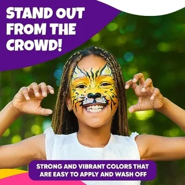 Blue Squid Face Paint Crayons - Vibrant Washable Fun