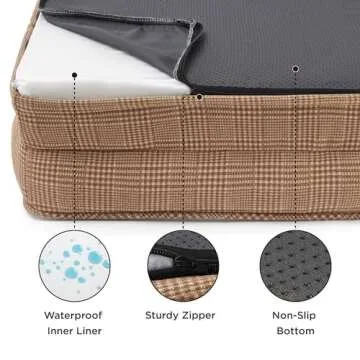 Bedsure Orthopedic Dog Bed - Supportive and Waterproof