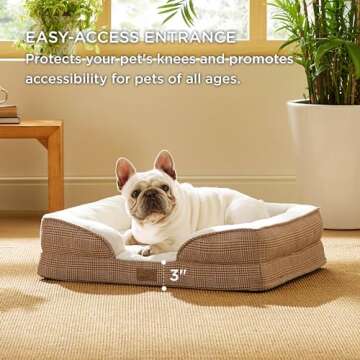 Bedsure Orthopedic Dog Bed - Supportive and Waterproof