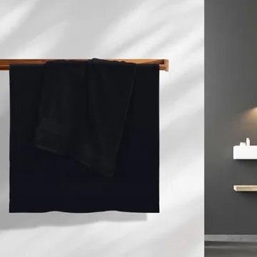 Belizzi Home Oversized Cotton Bath Towels 2 Pack 28x55