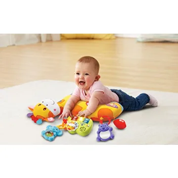 VTech Giraffe Tummy Time Discovery Pillow for Infants