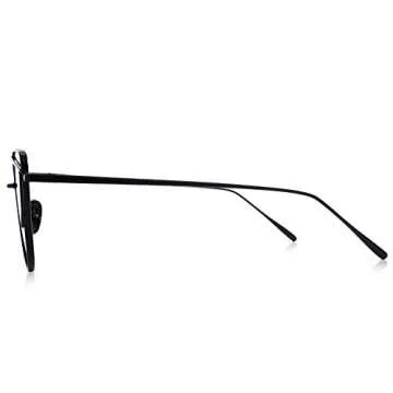 MERRY'S Fashion Metal Frame Flat Mirrored Lens Sunglasses Cat Eye For Women UV400 S7882 (Black, 56)