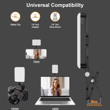 Hagibis LED Camera Light Portable Photography Lighting Solutions