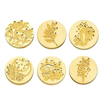 SWANGSA Vintage Floral Wax Seal Stamp Set - 6 Designs