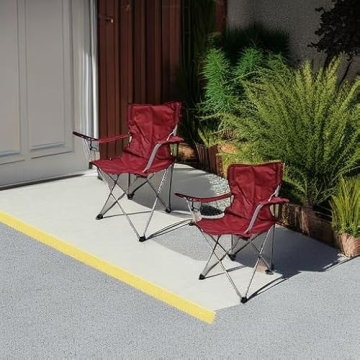 Ozark Trail Folding Chair Red (pack of 2)