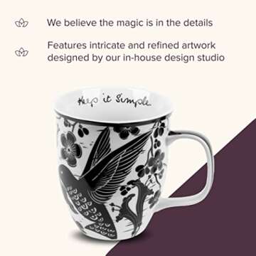 Karma 16 oz Boho Hummingbird Mug for Tea or Coffee
