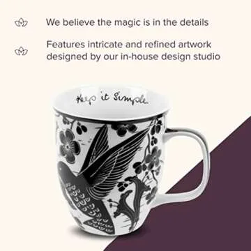Karma 16 oz Boho Hummingbird Mug for Tea or Coffee