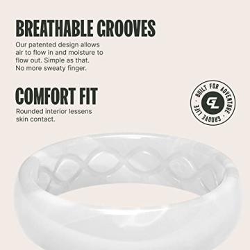 Groove Life Metallic Pearl Ring for Active Women - Size 6