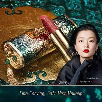 FLORASIS Blooming Rouge Love Lock Lipstick Long-Lasting Sculpting Lipstick Misty Matte Finish Lightweight Nourishing for Everyday Use (M317 Be With You)