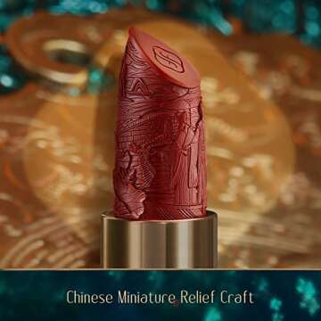 FLORASIS Blooming Rouge Love Lock Lipstick Long-Lasting Sculpting Lipstick Misty Matte Finish Lightweight Nourishing for Everyday Use (M317 Be With You)