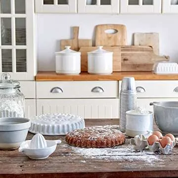 Casafina 1.3-Qt Ceramic Mixing Bowl - Farmhouse Style