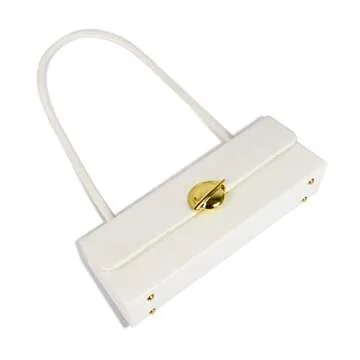 Purses and Handbags for Women Leather Designer Tote Fashion Ladies Shoulder Bags For Women (A-White)