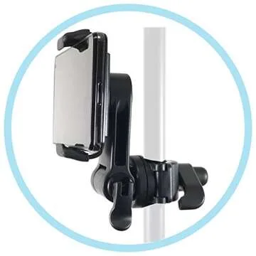 Universal Music Smartphone Mount for Mic Stands w/ 360° Swivel