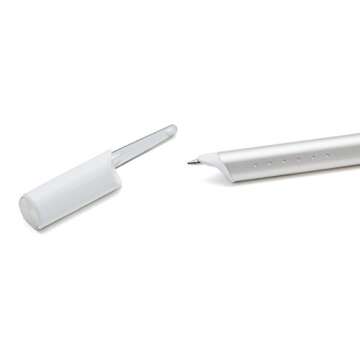 Neo Smartpen N2 Bluetooth Digital Pen Compatible with iOS, Android, Smartphones, Tablets, and Windows PC with Neo Studio Companion App - Silver White