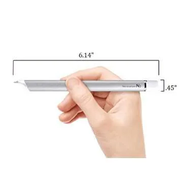 Neo Smartpen N2 Bluetooth Digital Pen Compatible with iOS, Android, Smartphones, Tablets, and Windows PC with Neo Studio Companion App - Silver White