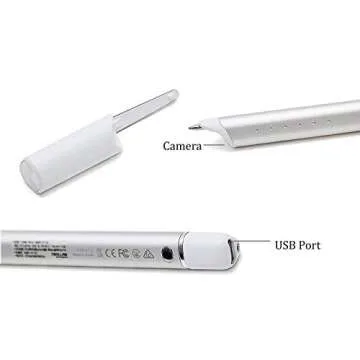 Neo Smartpen N2 Bluetooth Digital Pen Compatible with iOS, Android, Smartphones, Tablets, and Windows PC with Neo Studio Companion App - Silver White