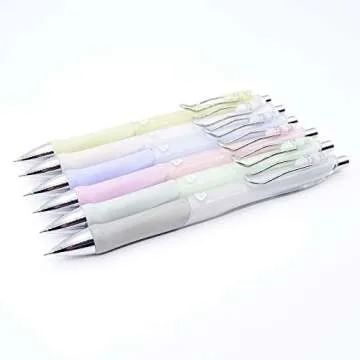 COLNK Mechanical Pencils 0.5mm for Drawing, Refillable Drafting Pencil with Ergonomic Comfort Grip, Pack-6pcs
