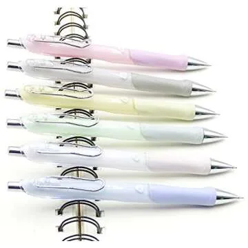 COLNK Mechanical Pencils 0.5mm for Drawing, Refillable Drafting Pencil with Ergonomic Comfort Grip, Pack-6pcs