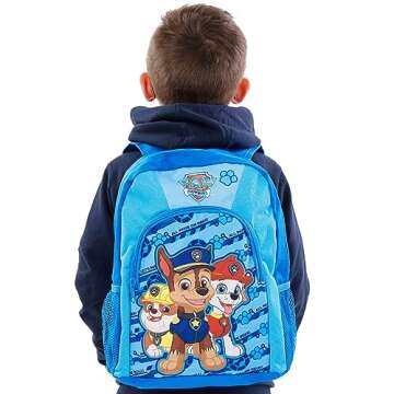 Paw Patrol Backpack | Chase Rubble Marshall Boys Backpacks | School Bag for Kids