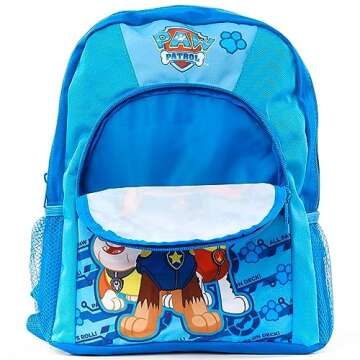 Paw Patrol Backpack | Chase Rubble Marshall Boys Backpacks | School Bag for Kids