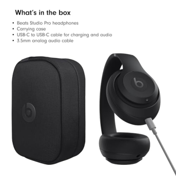 Beats Studio Pro Wireless Headphones - Renewed Black