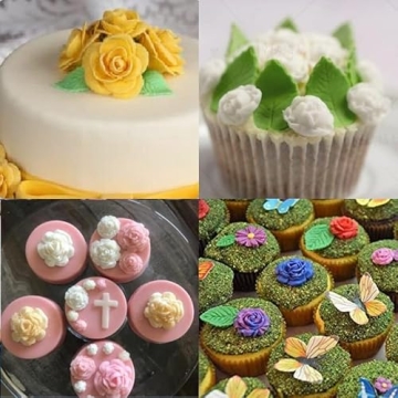 SUNKOOL Roses Mold for Cake and Chocolate Decorating