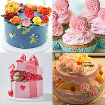 SUNKOOL Roses Mold for Cake and Chocolate Decorating