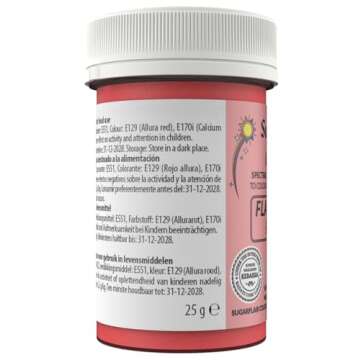 Sugarflair 25g Flamingo Pink Spectral Paste Gel Edible Food Colour Cake Icing