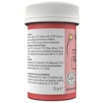 Sugarflair 25g Flamingo Pink Spectral Paste Gel Edible Food Colour Cake Icing