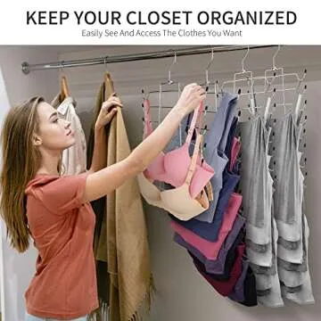 PODATOL Tank Top Hanger - Space-Saving Closet Organizer