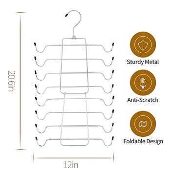 PODATOL Tank Top Hanger - Space-Saving Closet Organizer