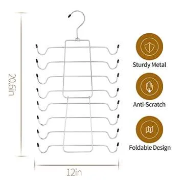PODATOL Tank Top Hanger - Space-Saving Closet Organizer