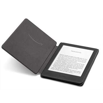 Kindle Fabric Cover - Charcoal Black (10th Gen - 2019 release only—will not fit Kindle Paperwhite or Kindle Oasis).