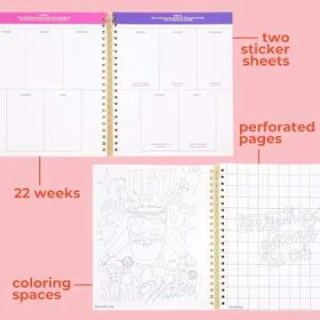 ban.do Coloring Books For Adults with Prompts, Relaxing Activity Book for Women, Guided Creative Journey, Art Odyssey