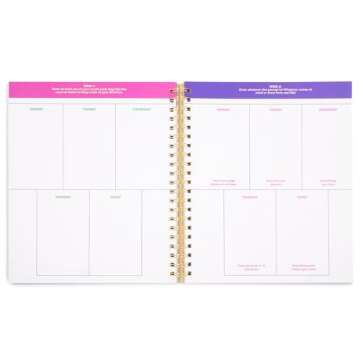 ban.do Coloring Books For Adults with Prompts, Relaxing Activity Book for Women, Guided Creative Journey, Art Odyssey