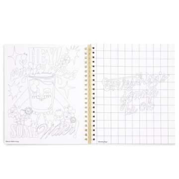 ban.do Coloring Books For Adults with Prompts, Relaxing Activity Book for Women, Guided Creative Journey, Art Odyssey