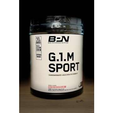 BARE PERFORMANCE NUTRITION G.1.M Go One More Sport - Endurance Training Fuel with Carbohydrates & El...