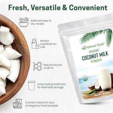 Organic Coconut Milk Powder Vegan Dairy-Free Keto Creamer